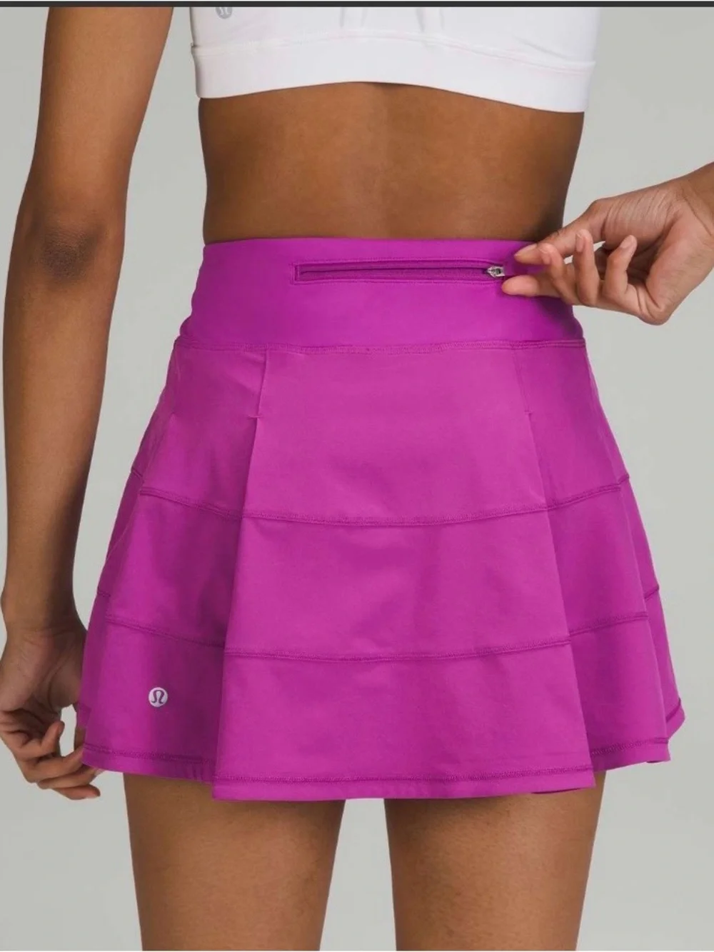 lululemon athletica | Pace Rival Mid-Rise Skirt, Long, Vivid Plum, Size 20 - EUC